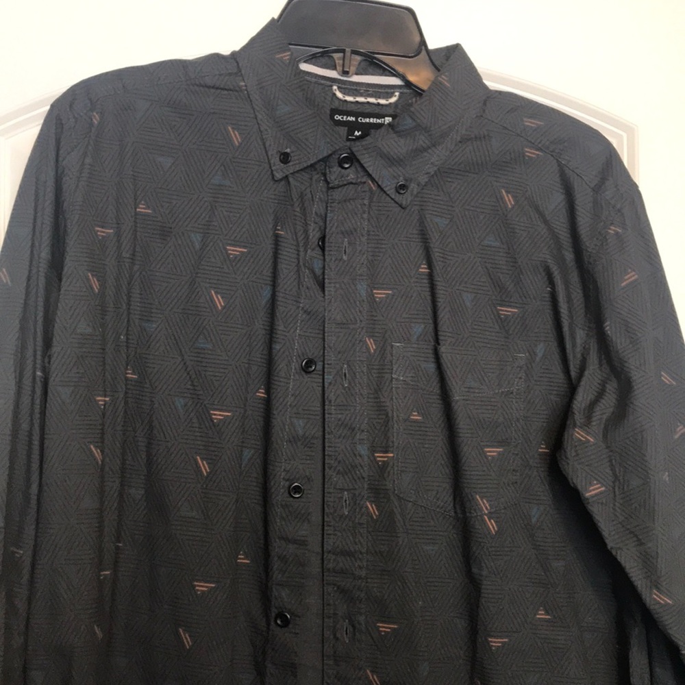 Ocean Current Button Down Shirt